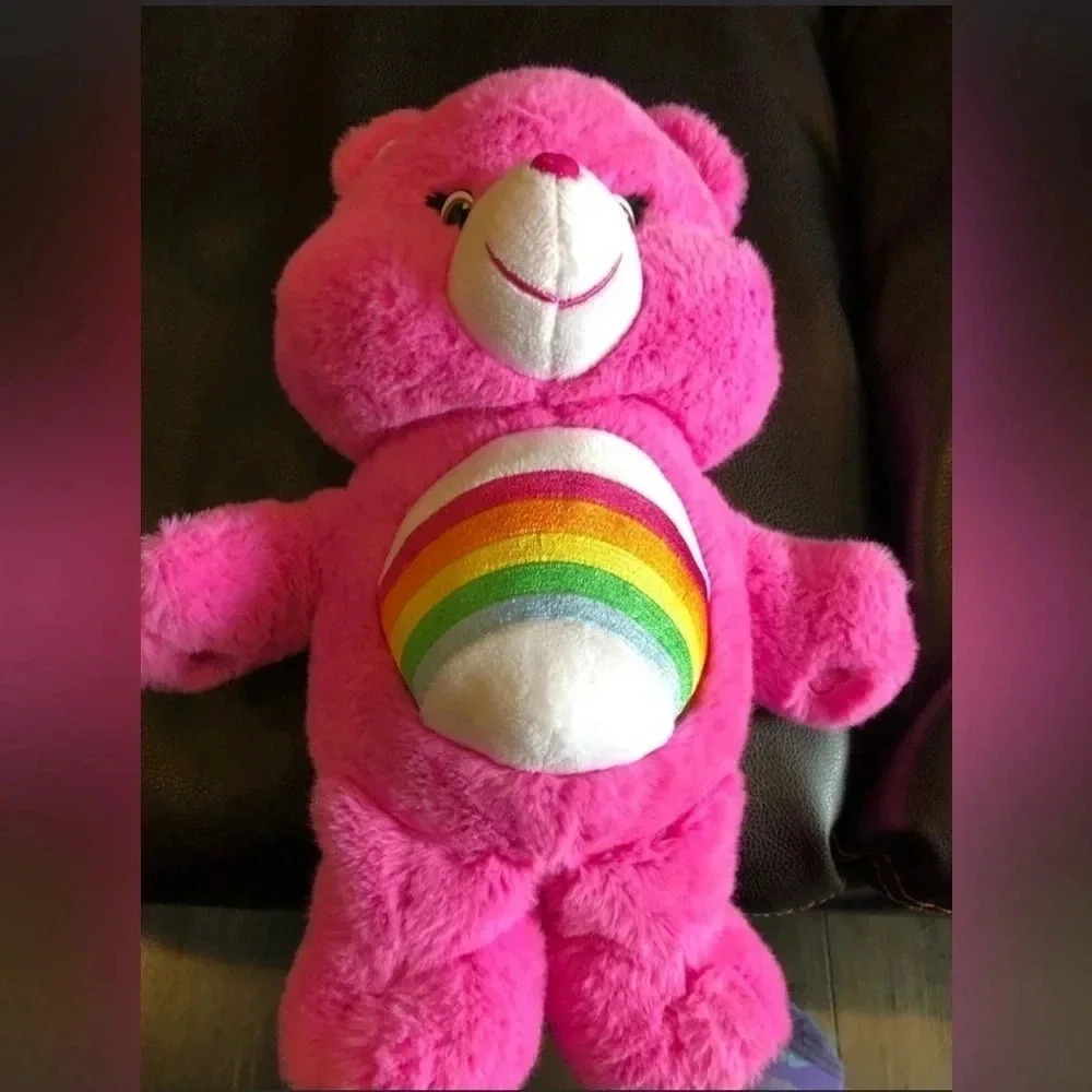 Care Bears Cheer Bear 14" Stuffed Plush 2014 EUC - Picture 2 of 10